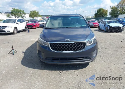 2017 Kia Sedona Lx from USA, damaged, VIN KNDMB5C19H6285528